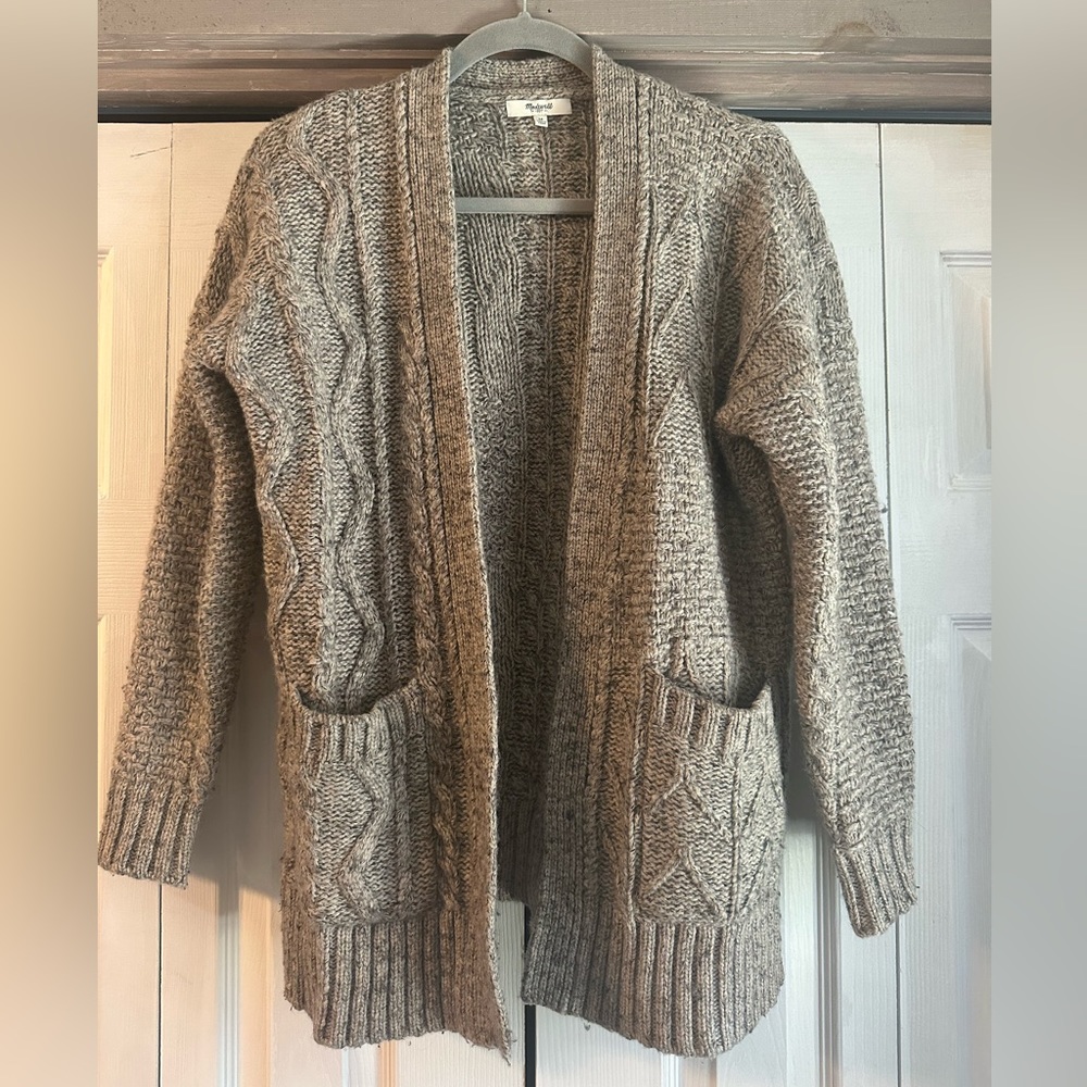 Marled Panelstitch Cardigan - Picture 2 of 4